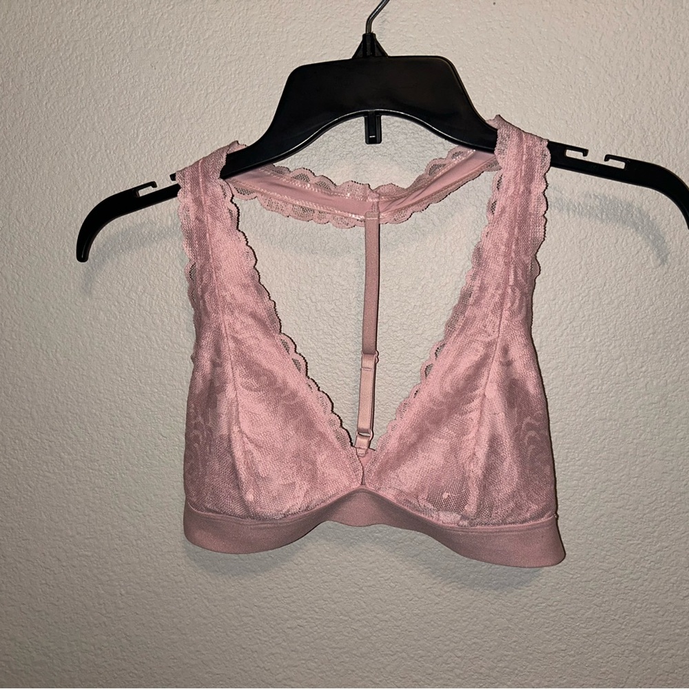 Victoria’s Secret PINK Blush Lace Halter Bralette - Picture 4 of 5